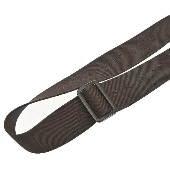 LOUIS VUITTON Naviglio Shoulder Bag Damier Ebene Leather Brown N45255 84KA984 - Picture 8 of 15